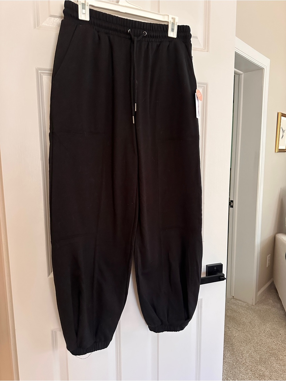 Jessica Simpson Black Women’s Drawstring Jogger Sweatpants
